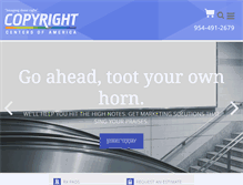Tablet Screenshot of copyrightcenters.com